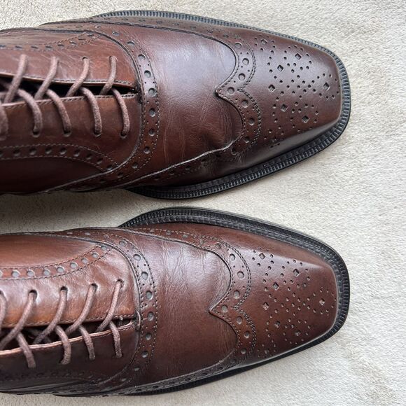 Mezlan Brown Leather Wingtip Dress Oxford Shoes Men\'s 9.5 Work Business Designer main image 5
